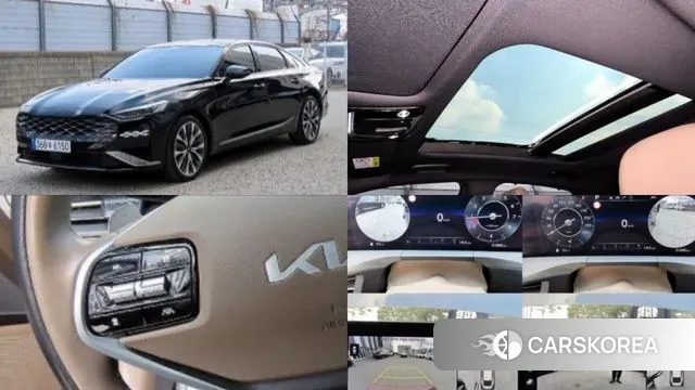 Kia K8 2023 Черный из Кореи