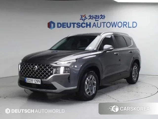 Hyundai The New Santa Fe 2023 Серый из Кореи