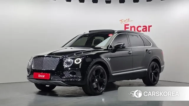 Bentley Bentayga 2018 Черный из Кореи