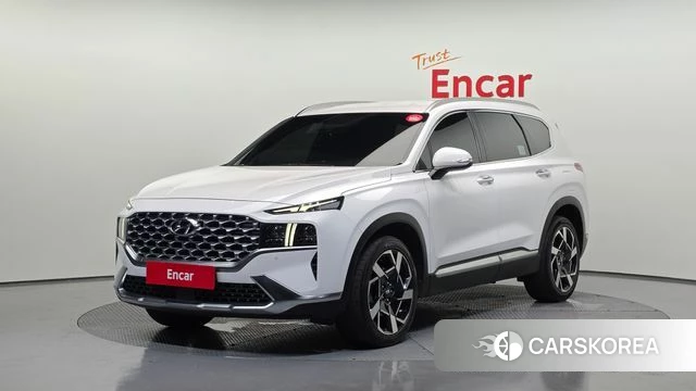 Hyundai The New Santa Fe 2021 Белый из Кореи