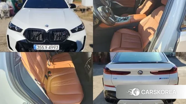 BMW X6 (G06) 2024 Белый из Кореи