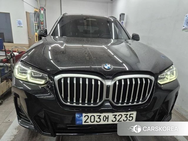BMW X3 (G01) 2022 Черный из Кореи