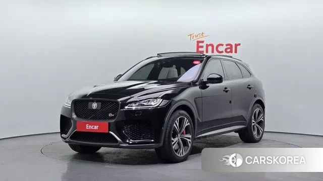 Jaguar F-PACE 2020 Черный из Кореи