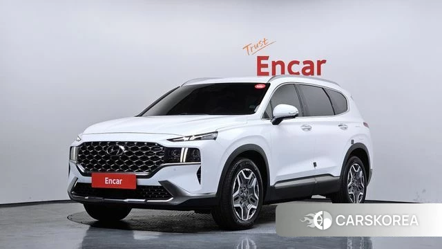 Hyundai The New Santa Fe 2022 Белый из Кореи