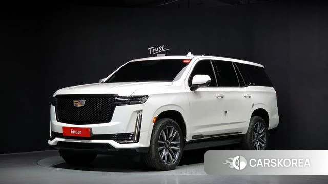 Cadillac Escalade 5th Generation 2021 Белый из Кореи
