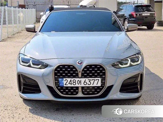 BMW 4 Series (G22) 2023 Серебристо-серый из Кореи