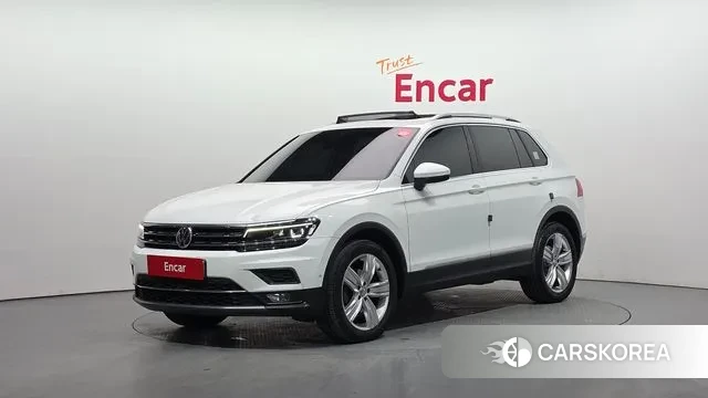 Volkswagen Tiguan second Generation 2020 Белый из Кореи