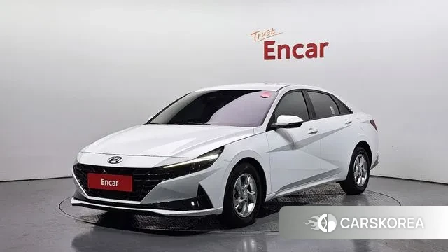 Hyundai Avante (CN7) 2022 Белый из Кореи