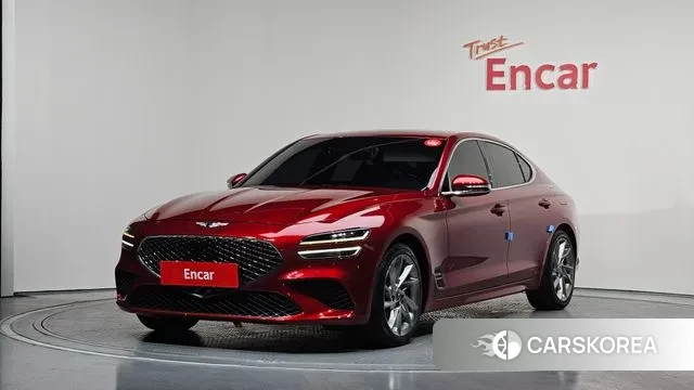 Genesis The New G70 2022 Красный из Кореи