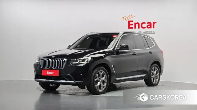 BMW X3 (G01) 2022 Черный из Кореи