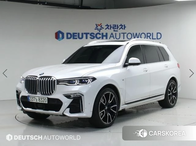 BMW X7 (G07) 2021 Белый из Кореи