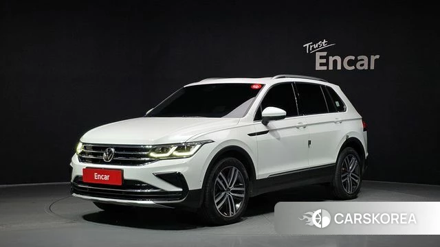 Volkswagen Tiguan second Generation 2021 Белый из Кореи