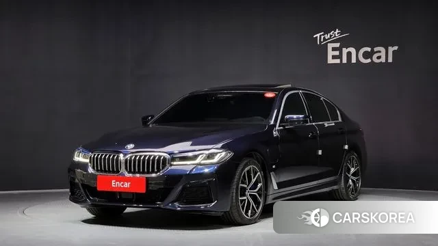 BMW 5 Series (G30) 2021 Черный из Кореи