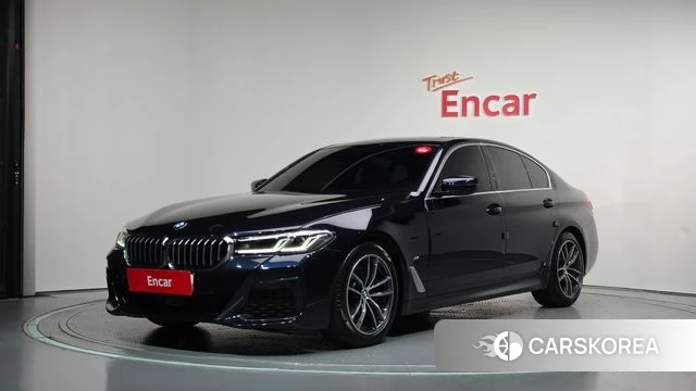 BMW 5 Series (G30) 2022 Черный из Кореи