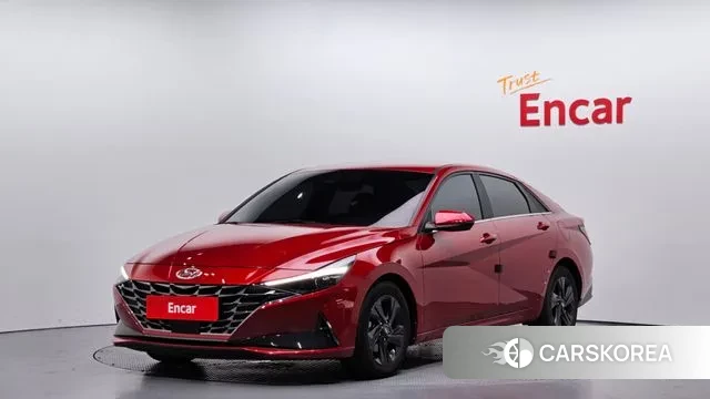 Hyundai Avante (CN7) 2020 Красный из Кореи