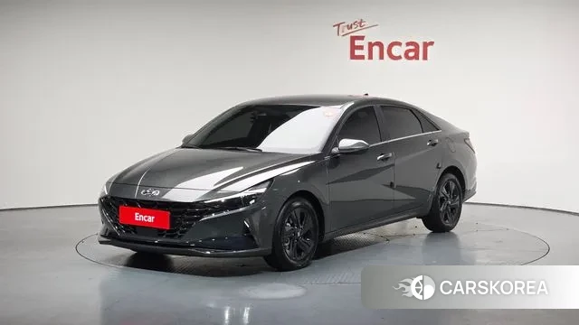 Hyundai Avante (CN7) 2023 Белый из Кореи