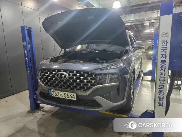 Hyundai The New Santa Fe 2022 Серый из Кореи