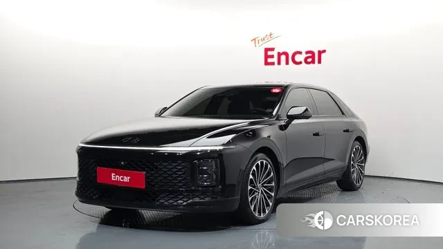 Hyundai Grandeur Hybrid (GN7) 2024 Черный из Кореи