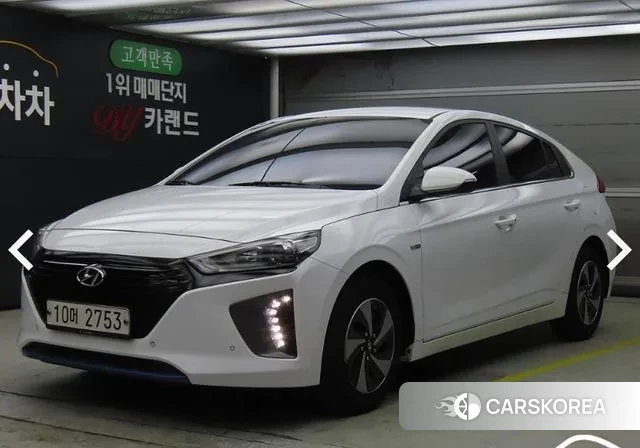 Hyundai Ionic Hybrid 2018 Белый из Кореи