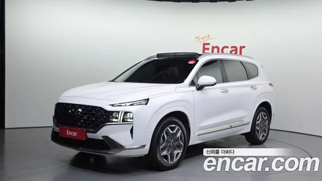 Hyundai The New Santa Fe 2023 Белый из Кореи