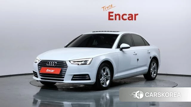 Audi A4 (B9) 2018 Белый из Кореи