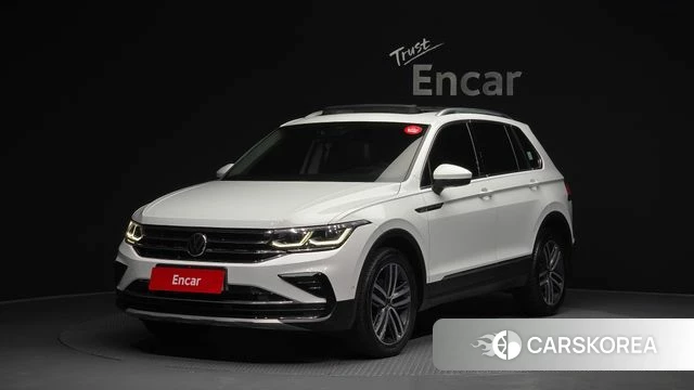 Volkswagen Tiguan second Generation 2021 Белый из Кореи