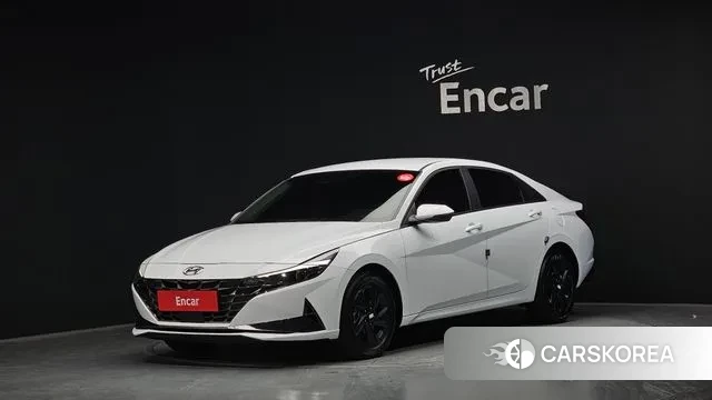 Hyundai Avante (CN7) 2022 Белый из Кореи