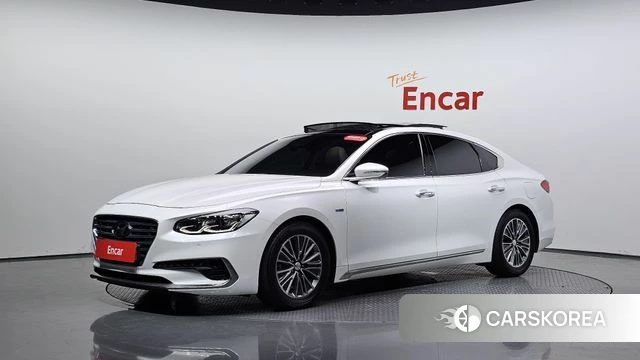 Hyundai Grandeur IG Hybrid 2019 Белый из Кореи