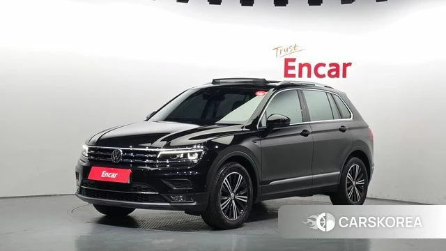 Volkswagen Tiguan second Generation 2020 Черный из Кореи