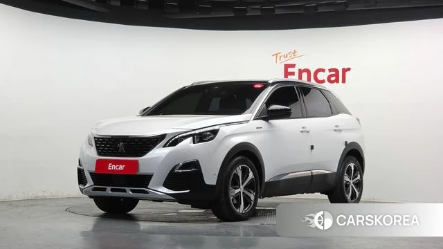 Peugeot 3008 second generation 2019 Белый двухцветный из Кореи