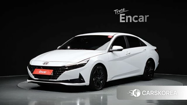 Hyundai Avante (CN7) 2023 Белый из Кореи