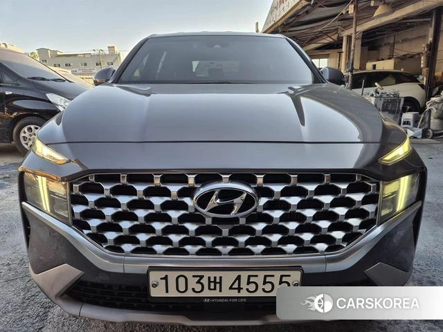 Hyundai The New Santa Fe 2021 Серый из Кореи