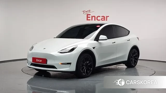 Tesla Model Y 2023 Белый из Кореи