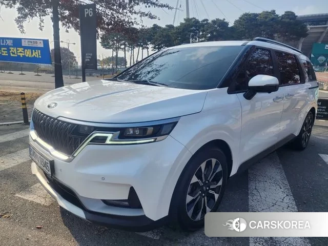 Kia Carnival 4th generation 2021 Жемчужный цвет из Кореи