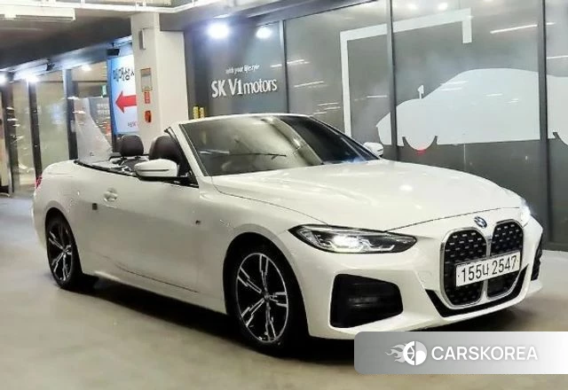 BMW 4 Series (G22) 2021 Белый из Кореи