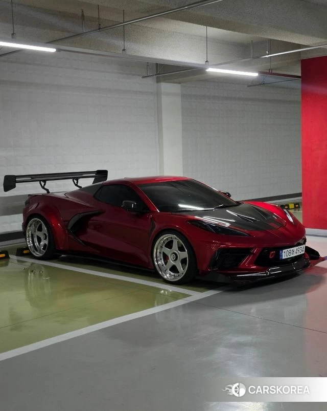 Chevrolet Corvette 2021 Красный из Кореи