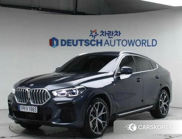 BMW X6 (G06) 2022 Серый из Кореи