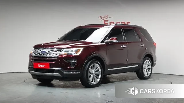 Ford Explorer 2019 Красный из Кореи