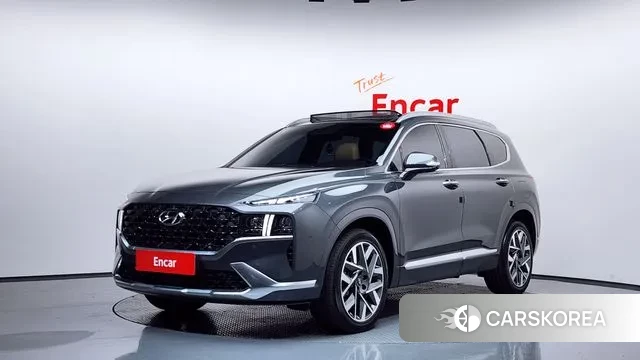 Hyundai The New Santa Fe 2021 Серый из Кореи