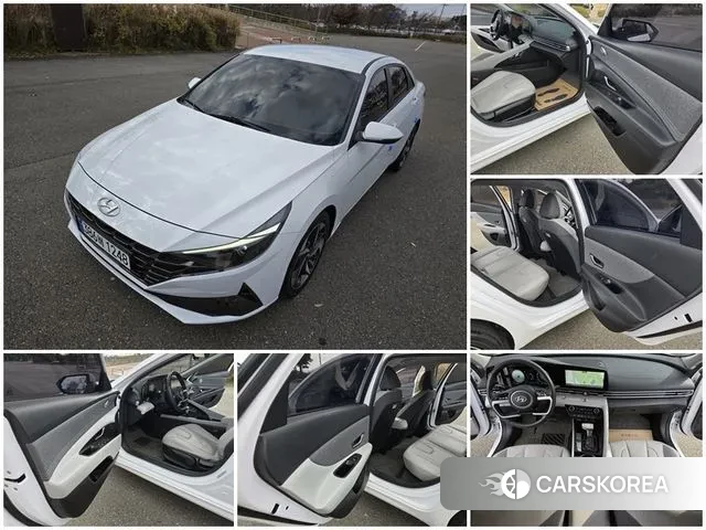 Hyundai Avante (CN7) 2020 Белый из Кореи