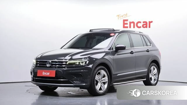 Volkswagen Tiguan second Generation 2020 Серый из Кореи