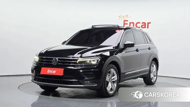 Volkswagen Tiguan second Generation 2020 Черный из Кореи