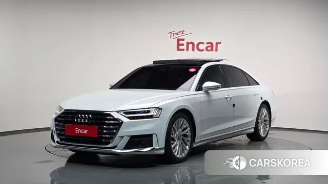 Audi A8 (D5) 2021 Белый из Кореи
