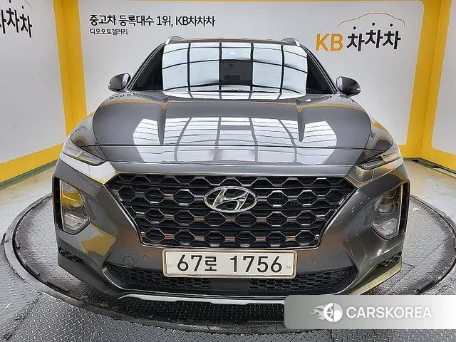 Hyundai Santa Fe TM 2019 Серый из Кореи
