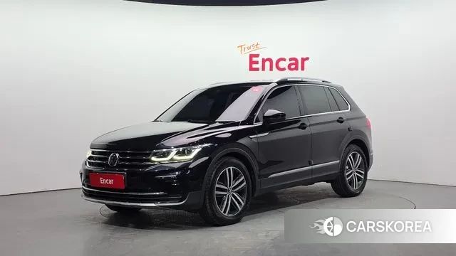 Volkswagen Tiguan second Generation 2021 Черный из Кореи