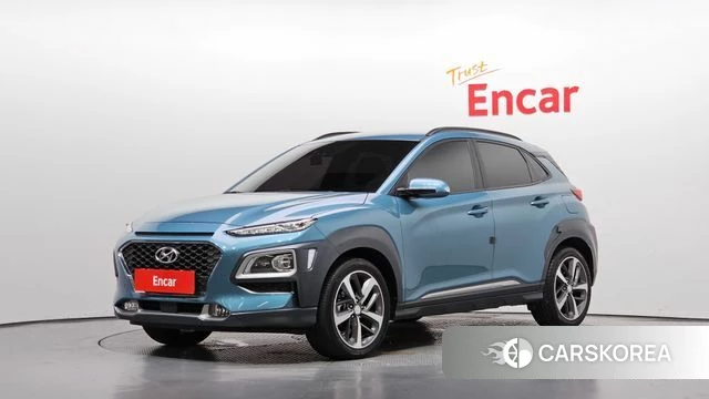 Hyundai Kona 2020 Небесно-голубой из Кореи