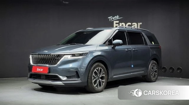 Kia Carnival 4th generation 2020 Небесно-голубой из Кореи