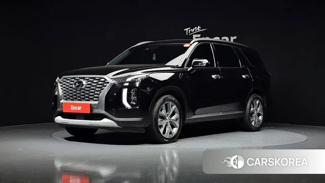 Hyundai Palisade 2021 Черный из Кореи