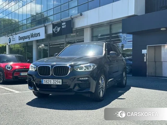 BMW X3 (G01) 2021 Черный из Кореи