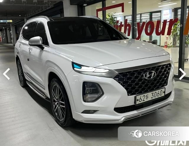 Hyundai Santa Fe TM 2019 Белый из Кореи